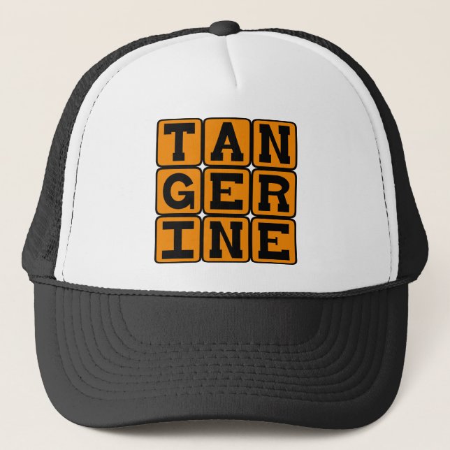 Boné Tangerina, Fruta e Cor (Frente)