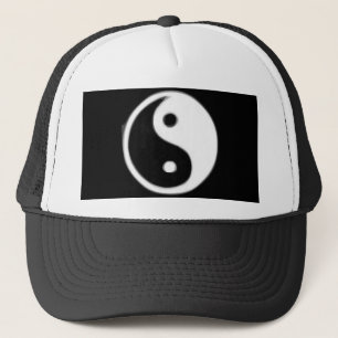 Boné Taojitu preto-e-branco