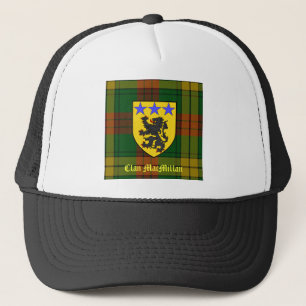 Boné Tartan MacMillan Brasão de Armas