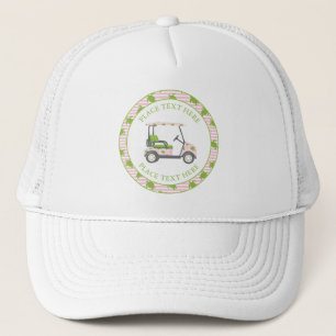 Boné Tartarugas Elegantes Carrinho de Golfe