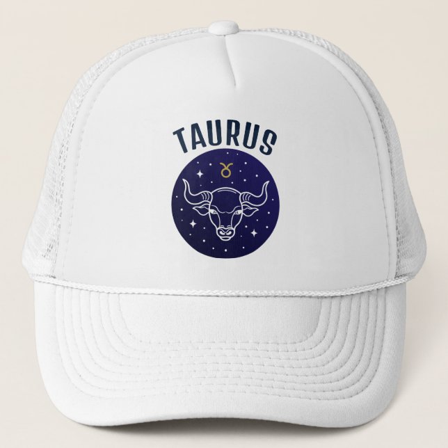 Boné Taurus, o chapéu Design bodiaco (Frente)