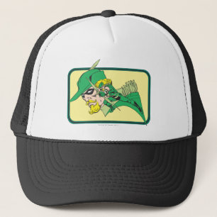 Boné Tecla de seta verde