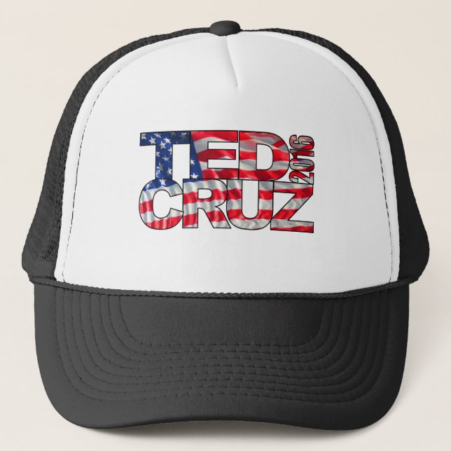 Boné Ted Cruz 2016 (bandeira) (Frente)