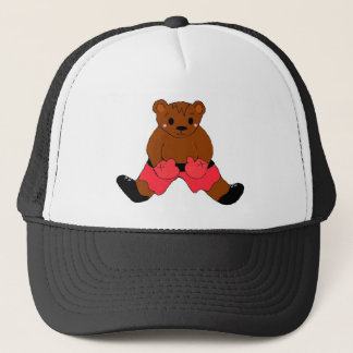 Boné Teddybear in a box em vermelho