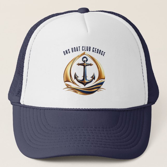 Boné Tela de Capa de Barco Náutico (Frente)