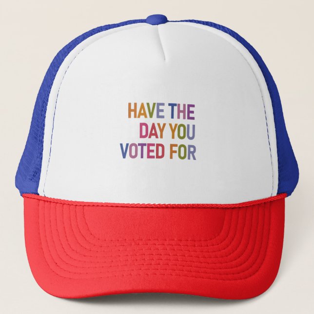 Boné Tem o dia em que votou em Anti Trump? (Frente)