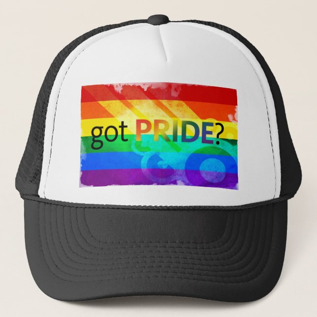 Boné Tem Sinalizador LGBT do Orgulho (Frente)