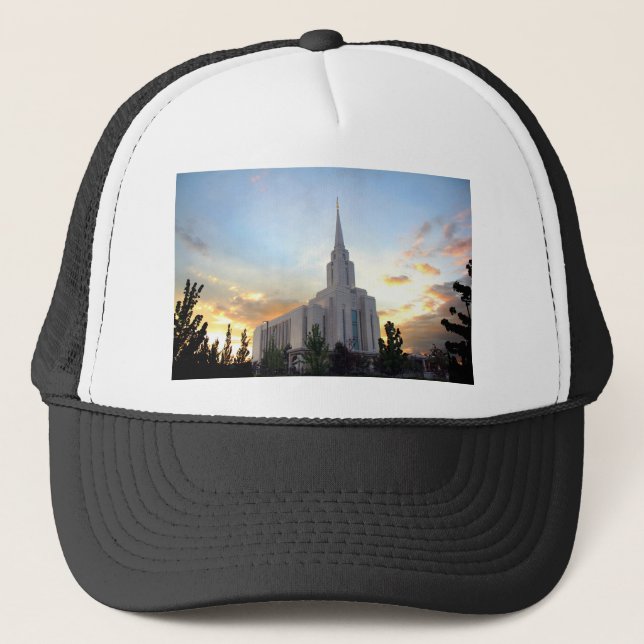 Boné templo mórmon Oquirrh Mountain Utah LDS (Frente)