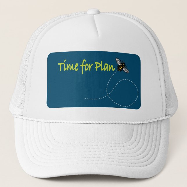 Boné Tempo para o Plano Bebê Teal BG (Frente)
