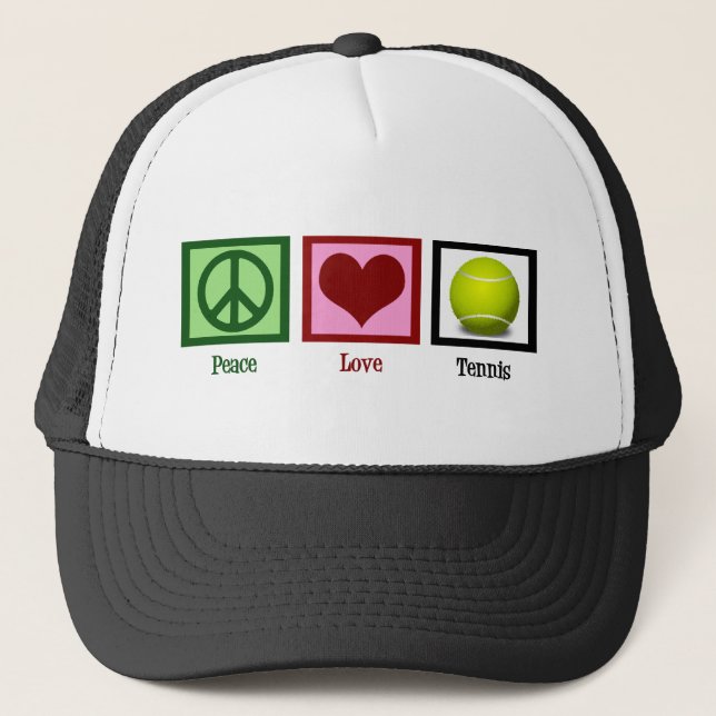 Boné Tênis de Paz e Amor (Frente)