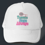 Boné Tênis Dias Sempre<br><div class="desc">design de tênis para tênis,  treinador,  equipe tênis,  presente de torneio.</div>