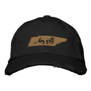 Boné Tennessee Hey Y all Hat - Preto