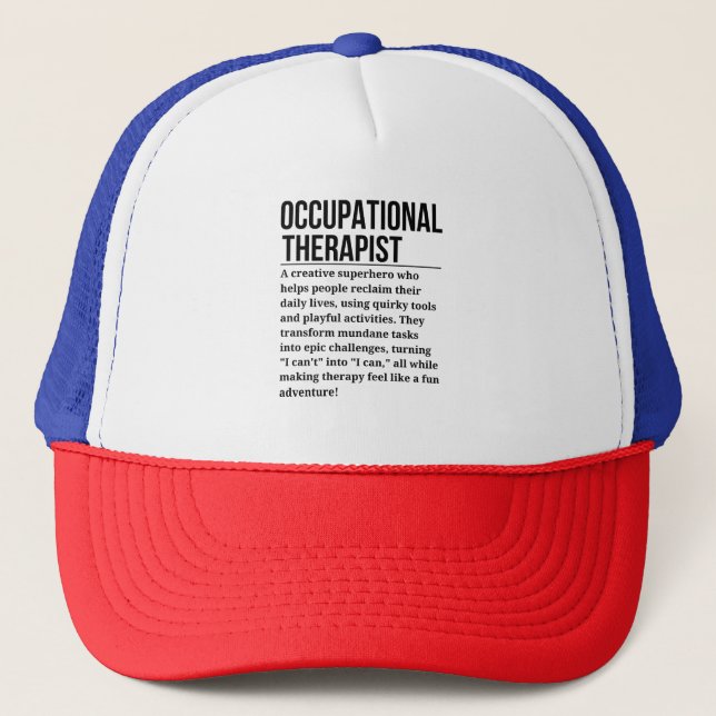Boné terapeuta ocupacional (Frente)