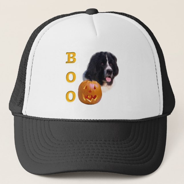 Boné Terra Nova (paisagem) Halloween Boo (Frente)