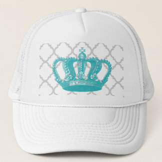 BONÉ TESTE PADRÃO CINZENTO DA COROA FEMININO QUATREFOIL