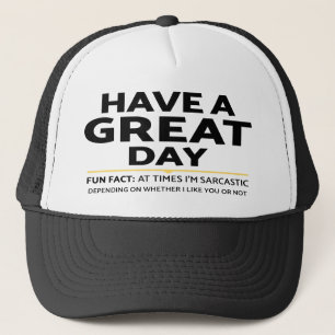 Boné "Teve Um Dia Excelente" Sarcástico Ou Não? Impress