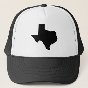 Boné Texas em preto e branco