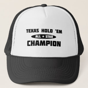 Boné Texas hold 'Em Champion
