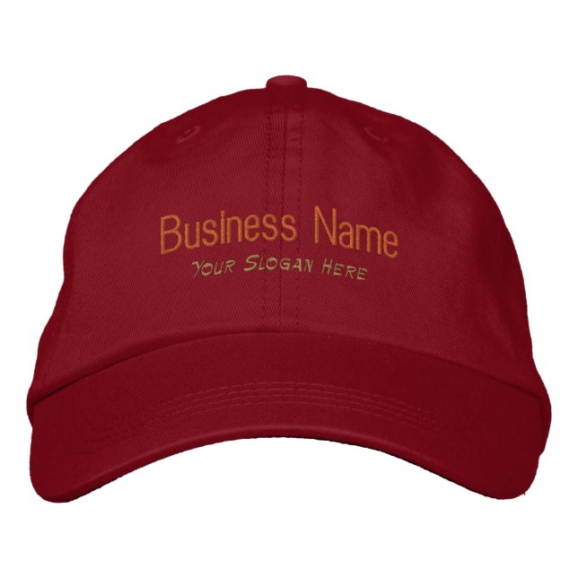 Boné Texto do Nome de Empresa Personalizado Chapéus de  (Frente)