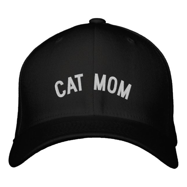 Boné Texto Estiloso Personalizado GATA MÃE (Frente)