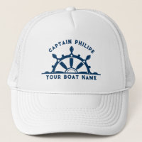 Texto personalizado do volante azul-branco e marin