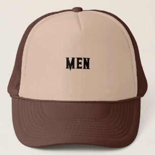 Boné Texto personalizado em tons de bronzeado e cor cas