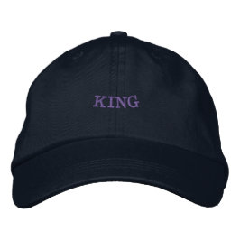 Boné Texto Personalizado KING Aparência Poderosa e Conf