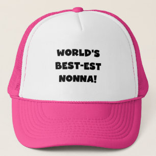 Boné Texto Preto - Melhor t-shirts e presentes