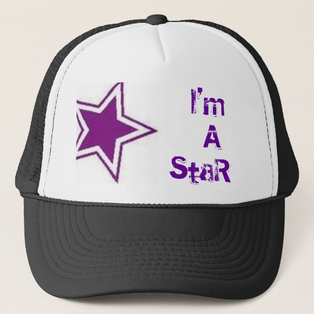 Boné th_star,     eu sou     uma estrela (Frente)