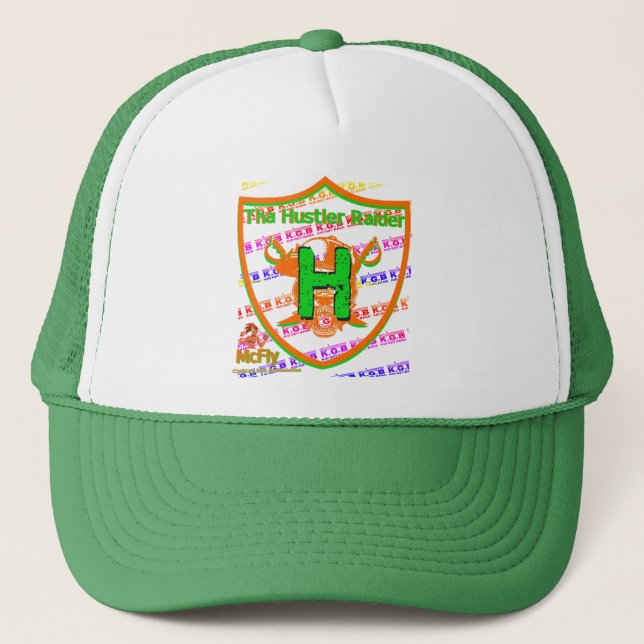 Boné Tha Hustler Raider Hat Clothing Design (Frente)