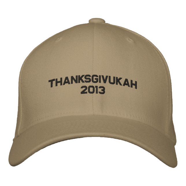 BONÉ THANKSGIVUKAH 2013 HOLIDAY HAT (Frente)