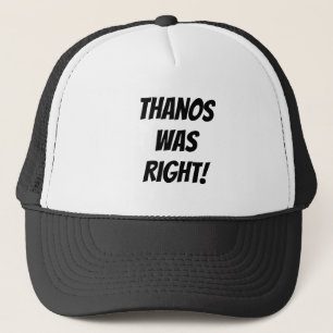 Boné Thanos Estava Certo!