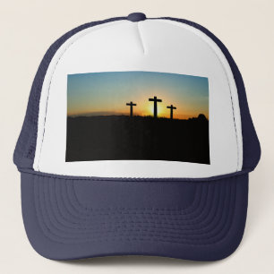 Boné The Crucifixion Crosses at Sunset