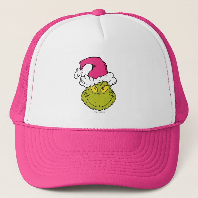 Boné The Grinch in Pink Santa Hat (Frente)