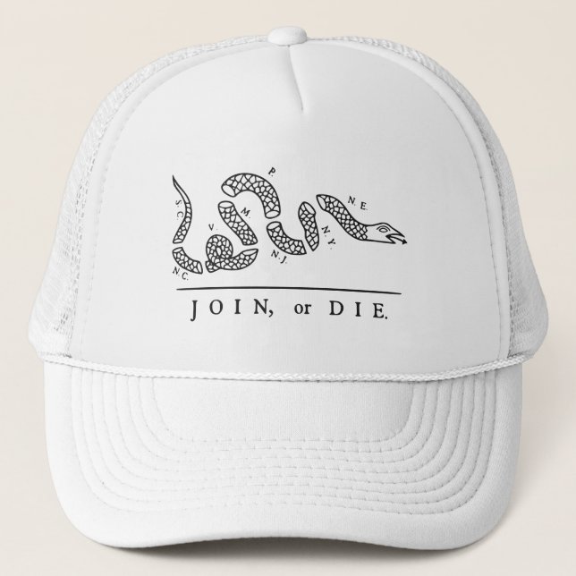 Boné The Join or Die (Frente)