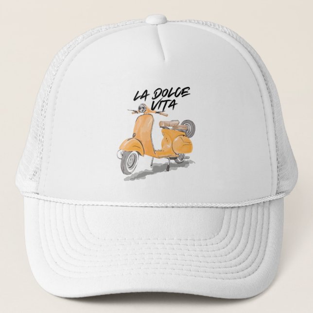 Boné THE SWEET LIFE MOTORCYCLE Trucker Hat (Frente)