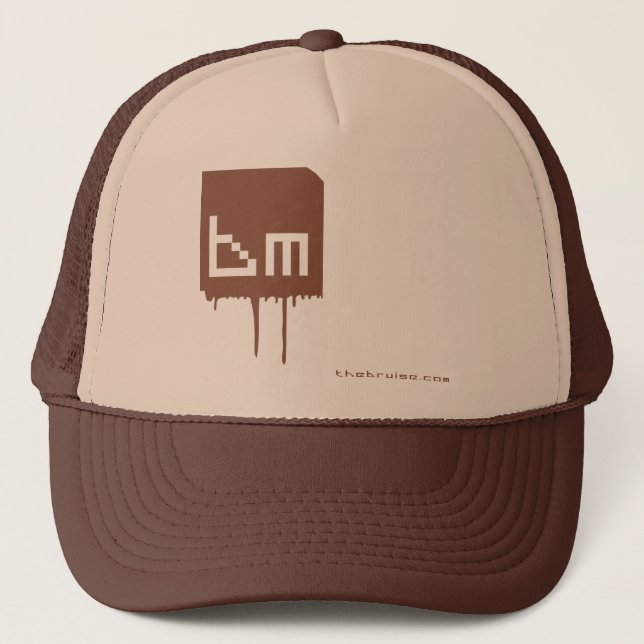 Boné thebruise.com_LOGO_brown (Frente)