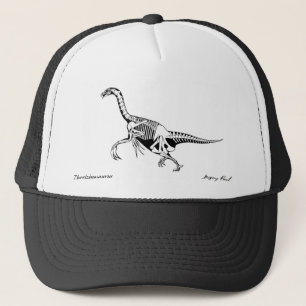 Boné Therizinosaurus do chapéu do dinossauro por