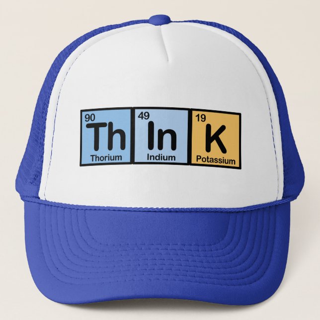 Boné Think fez dos elementos (Frente)