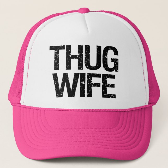 Boné Thug Wife Engraçado Hat (Frente)