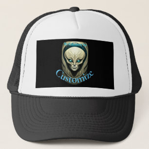 Boné Thunder_Cove da Cabeça do Crânio da alienígena