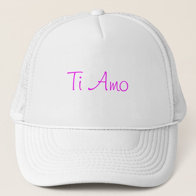 Boné Ti Amo/I Te Amo (Frente)