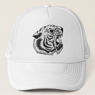 Boné Tigre branco preto