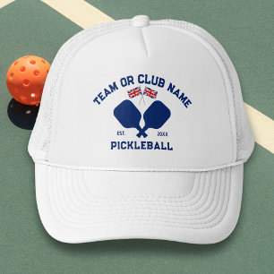 Boné Time de Clube de Pickleball Reino Unido Bandeira P