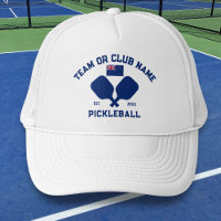 Time de Pickleball Clube Nova Zelândia Bandeira NZ