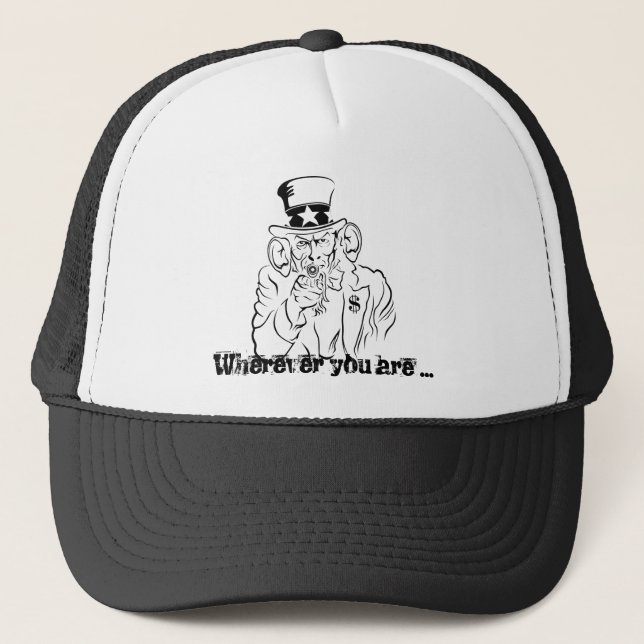 Boné Tio SAM escuta Trucker Hat (Frente)