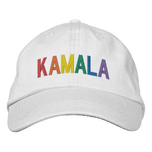 Boné Tipografia arco-íris Kamala orgulho gay lgbt