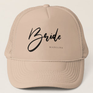 Boné Tipografia Chic Black Personalizada