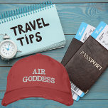 Boné Tipografia da Deusa do Ar, Wanderlust, Simples<br><div class="desc">Tipografia da Deusa do Ar,  Wanderlust,  Simples Boné Bordado de Baseball. Ignore sua paixão pela aventura com nosso boné Wanderlust. Este boné na moda apresenta um design que fala ao coração de cada entusiasta do viagem. Copyright Soar Em Designs De Estilo.</div>