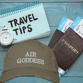 Boné Tipografia Deusa do Ar, Sede de Viagem, Simples